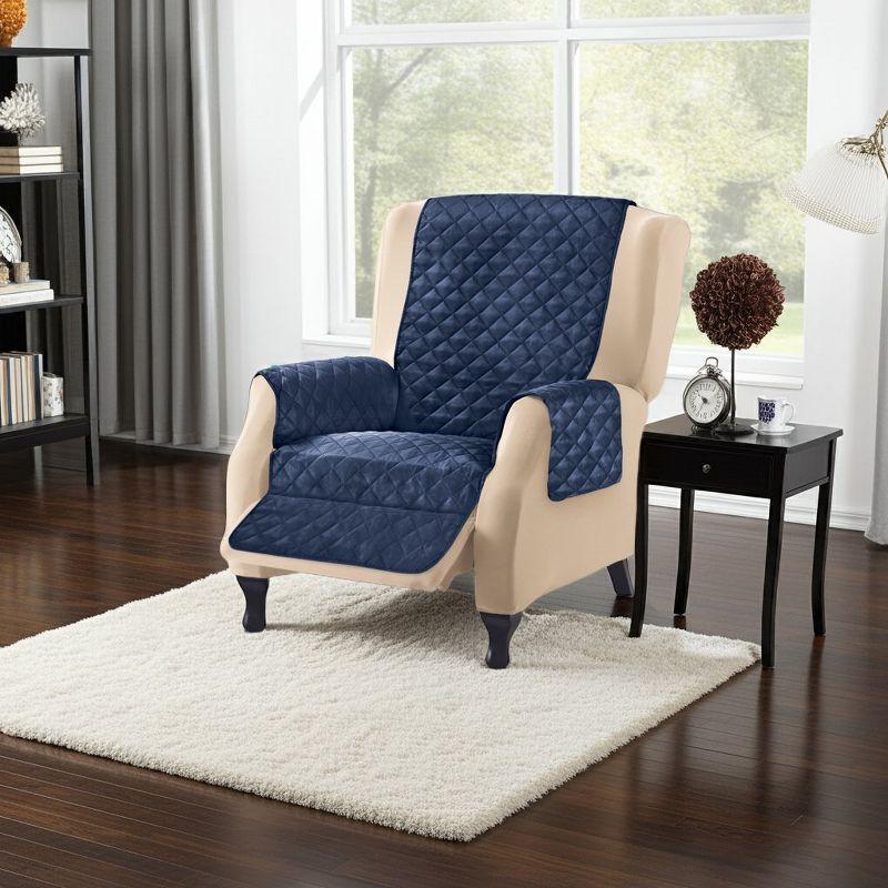 George Oliver Polyester T-Cushion Armchair Slipcover