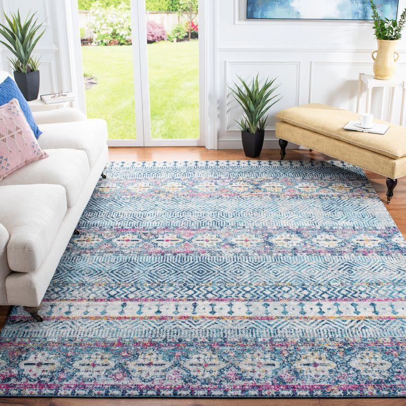 Madison MAD797 Power Loomed Area Rug - Denim Blue/Purple - 5'3"x7'6" - Safavieh.