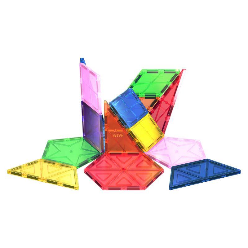 PICASSO-TILES 16 PC  Magnetic Tiles, Magnetic Building Blocks for Kids, Magnet for Kids 3+