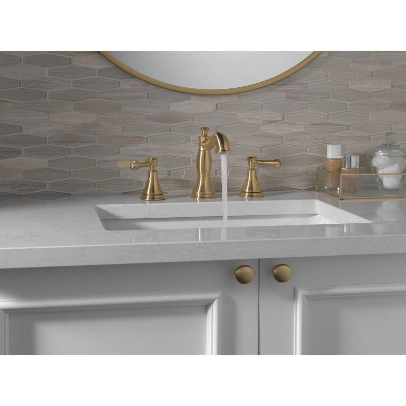 Cassidy Widespread Bathroom Faucet 3 Hole, 2-handle Bathroom Sink Faucet with Drain Assembly