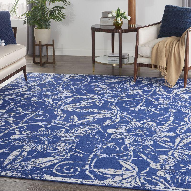 Nourison Whimsicle WHS05 Indoor only Area Rug - Navy 7' x 10'