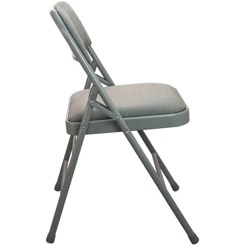 Flash Furniture Advantage Padded Metal Folding Chair - Fabric Seat