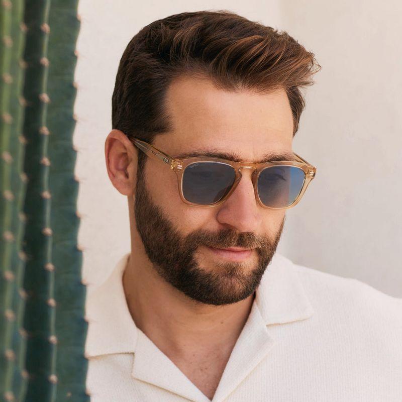 WMP Eyewear Rectangle Polarized Mens Sunglasses