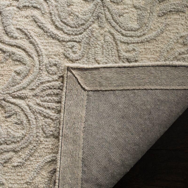 Blossom BLM103 Hand Tufted Area Rug - Ivory/Grey - 5'x8' - Safavieh.