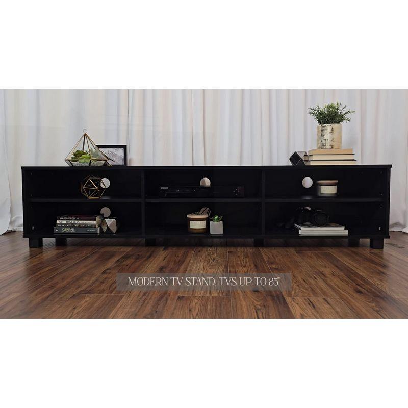 Hollywood TV Stand for TVs up to 85" Wood Grain - CorLiving