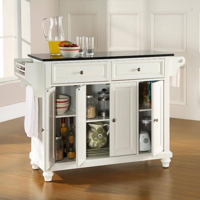 Cambridge Black Granite Top Full Size Kitchen Island/Cart - Crosley