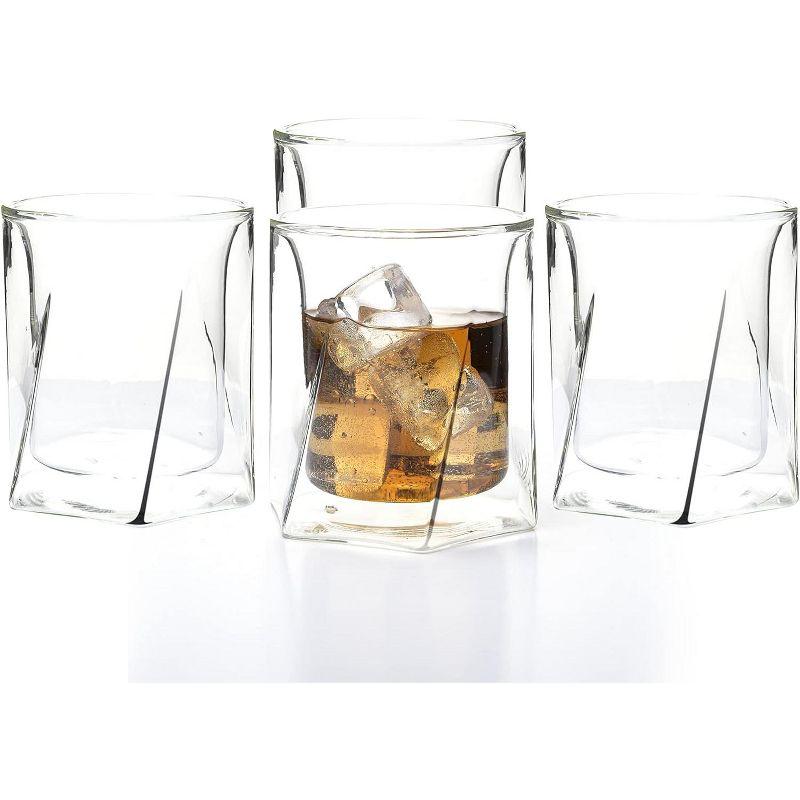 Lemonsoda Lemonsoda Double Wall Hexagon Whiskey Glasses