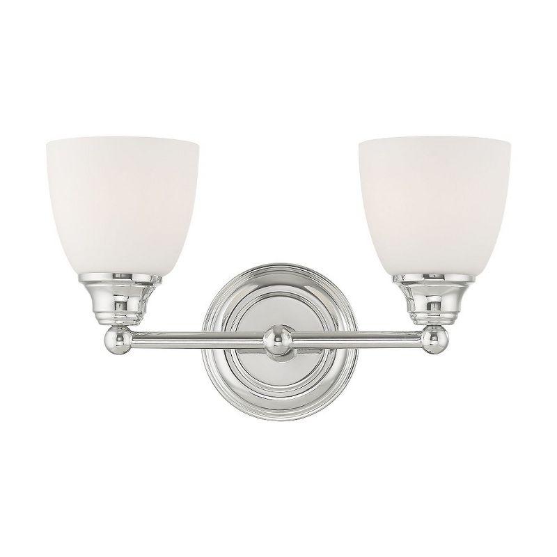 Livex Lighting Somerville 2 - Light Vanity in  Polished Chrome