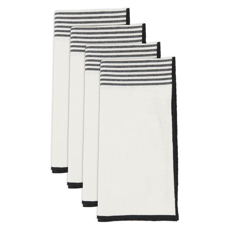 100% Cotton No Pattern Rectangle Napkin (Set of 4)