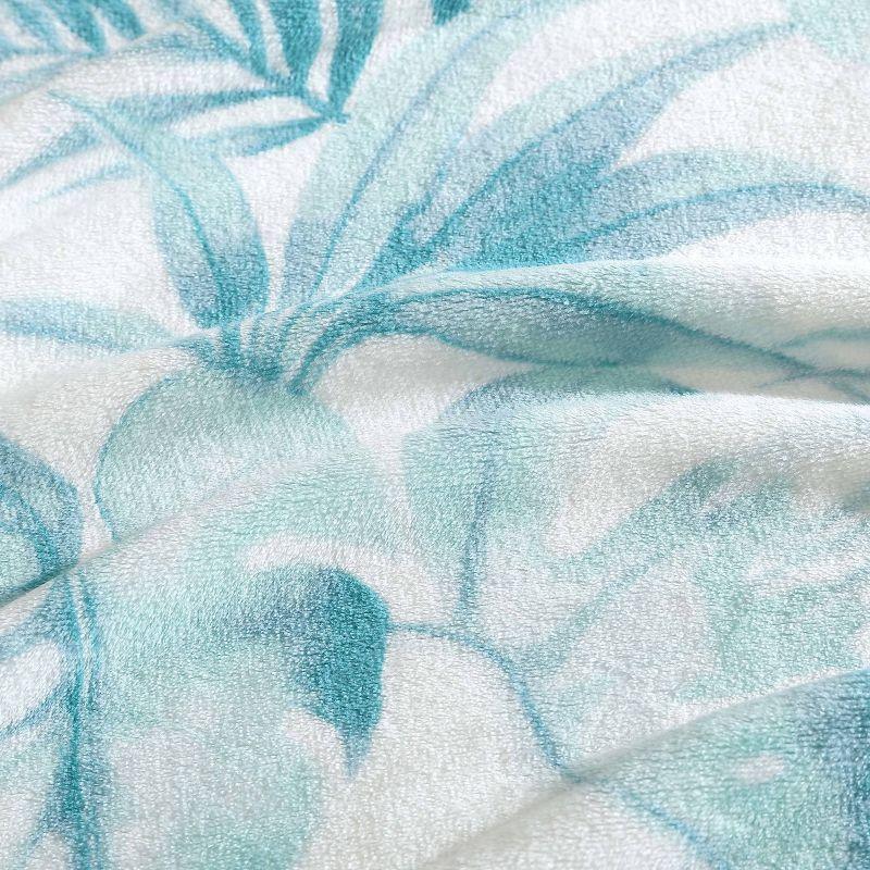 50"x70" Oversized Waimea Bay Throw Blanket Green - Tommy Bahama: Ultra Soft, Plush, Machine Washable