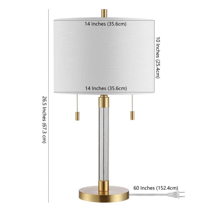 Bixby Glass Table Lamp - Brass - Safavieh.