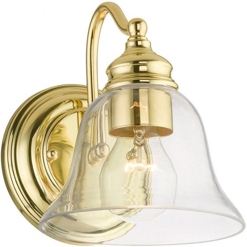 Livex Lighting Moreland 1 - Light Vanity in  Polished Brass