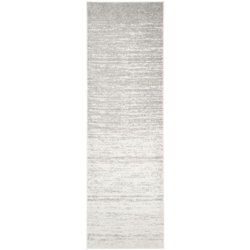 Adirondack ADR113 Machine Made Indoor Runner - Ivory/Silver - 2'-6"x20' - Safavieh