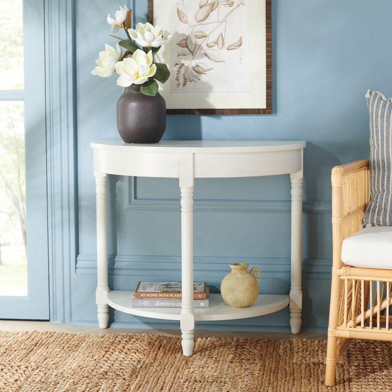 Randell Console - AMH6609A - Off-White - Safavieh Couture