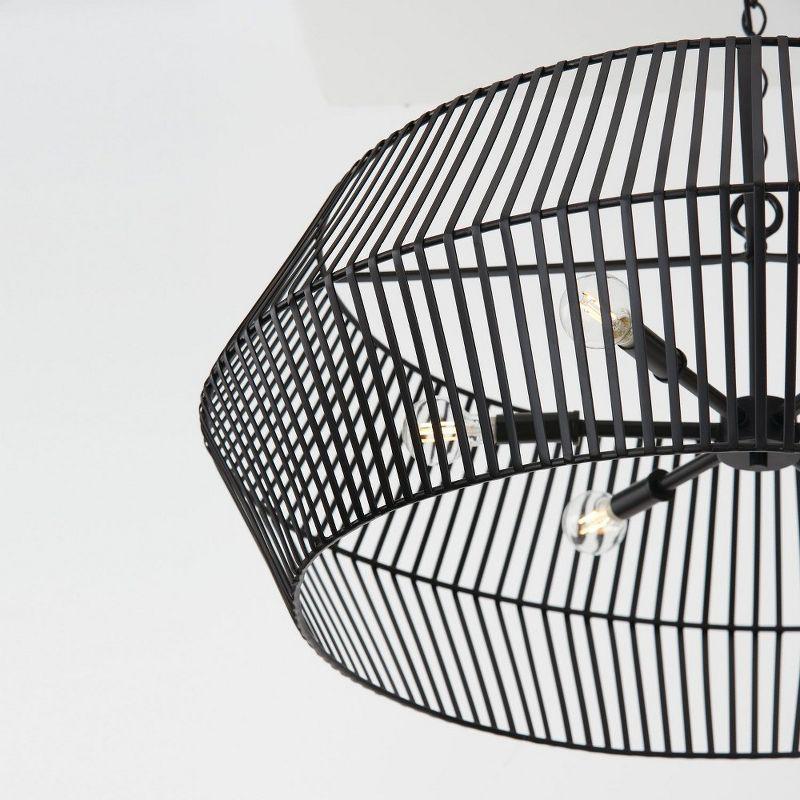 Capital Lighting Kaiya 6 - Light Dimmable Cage Chandelier