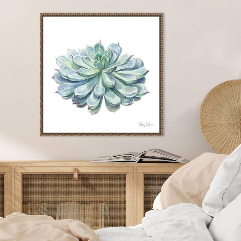 Amanti Art Single Succulents I by Kelsey Wilson Framed Wall Art Print