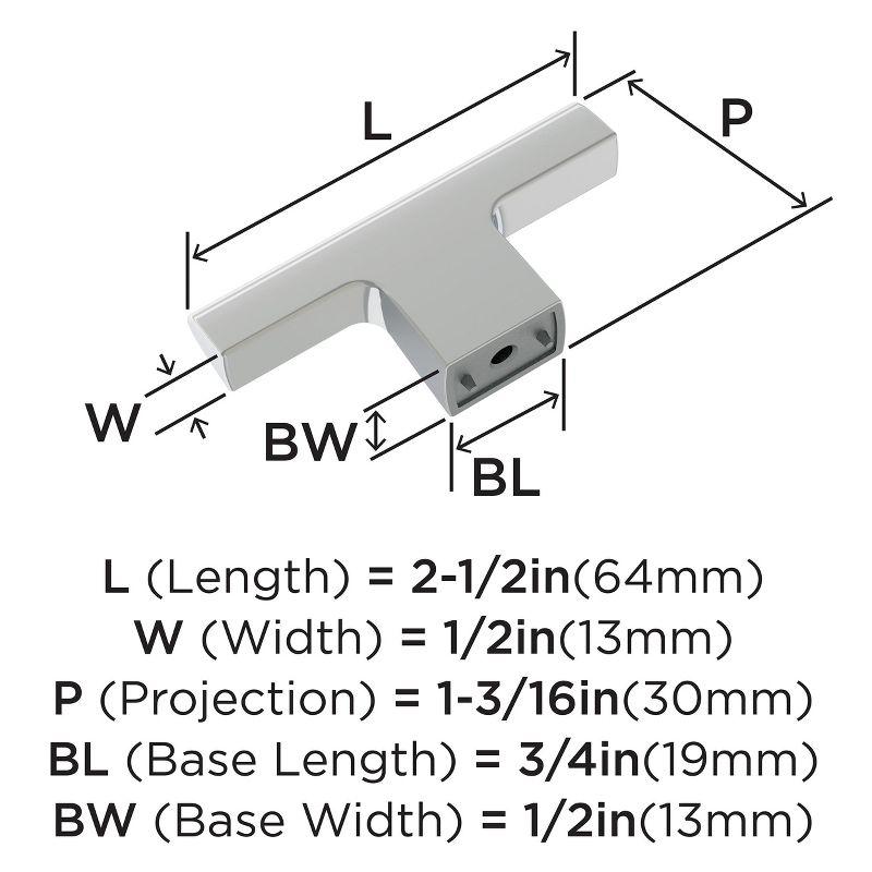 Riva 2 1/2" Length Bar Knob