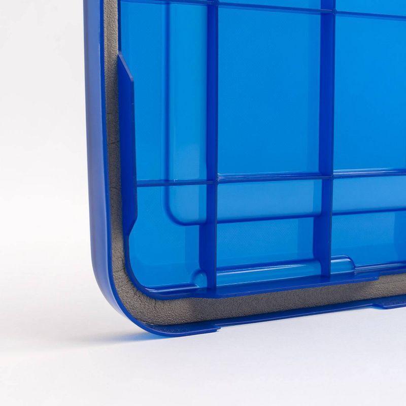 IRIS WeatherPro Plastic Storage Bin with Lid