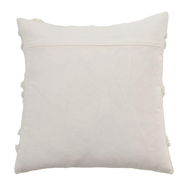 Saro Lifestyle Diamond Design Tufted Down Filled Pillow