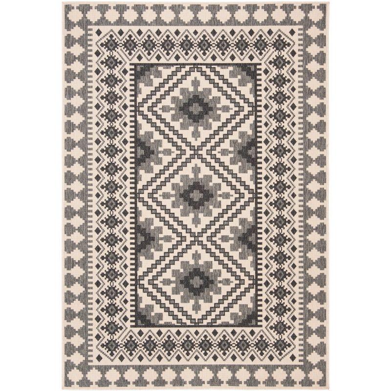 Slate Symphony 5' x 7' Reversible Synthetic Area Rug