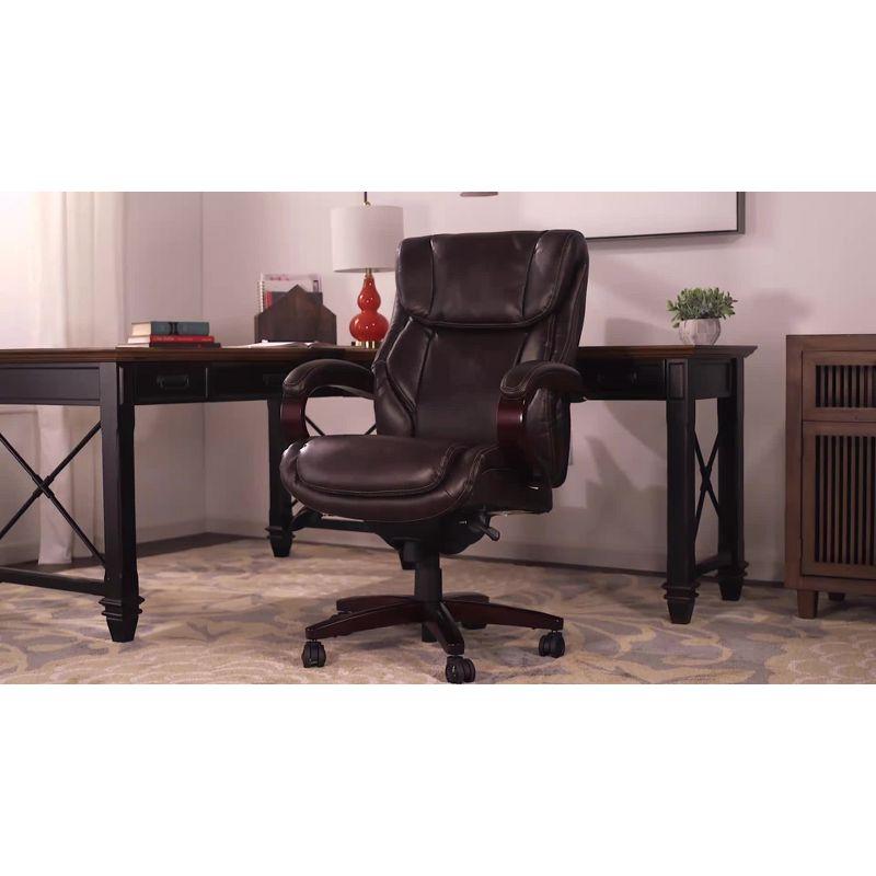 La-Z-Boy Bellamy Executive Office Chair with Memory Foam Cushions