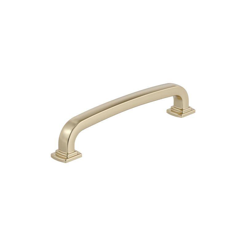 Golden Champagne Polished Chrome Bar Pull with Mounting Hardware