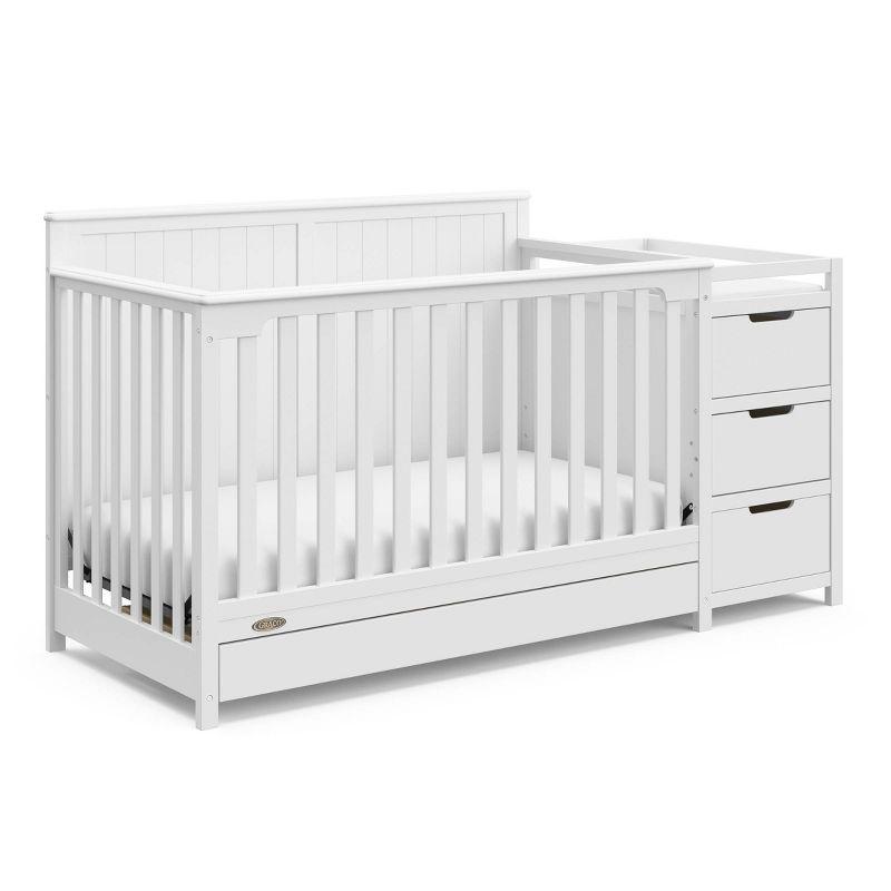 Graco Hadley 5-in-1 Convertible Crib and Changer with Storage
