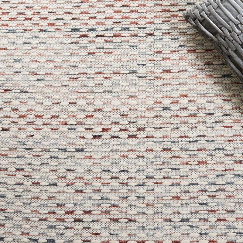 Marbella MRB158 Hand Woven Indoor Accent Rug - Beige/Rust - 3'x5' - Safavieh
