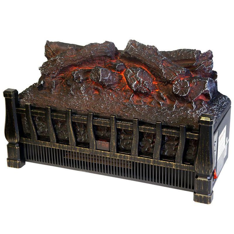 Comfort Glow Electric Log Insert, Heater With Firebox Projection 5,000 BTUs