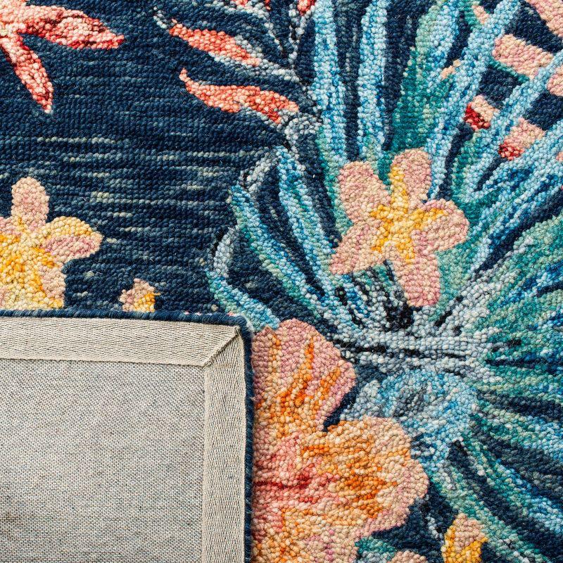 Aspen APN524 Hand Tufted Area Rug - Blue/Pink - 8'9"x11'9" - Safavieh.