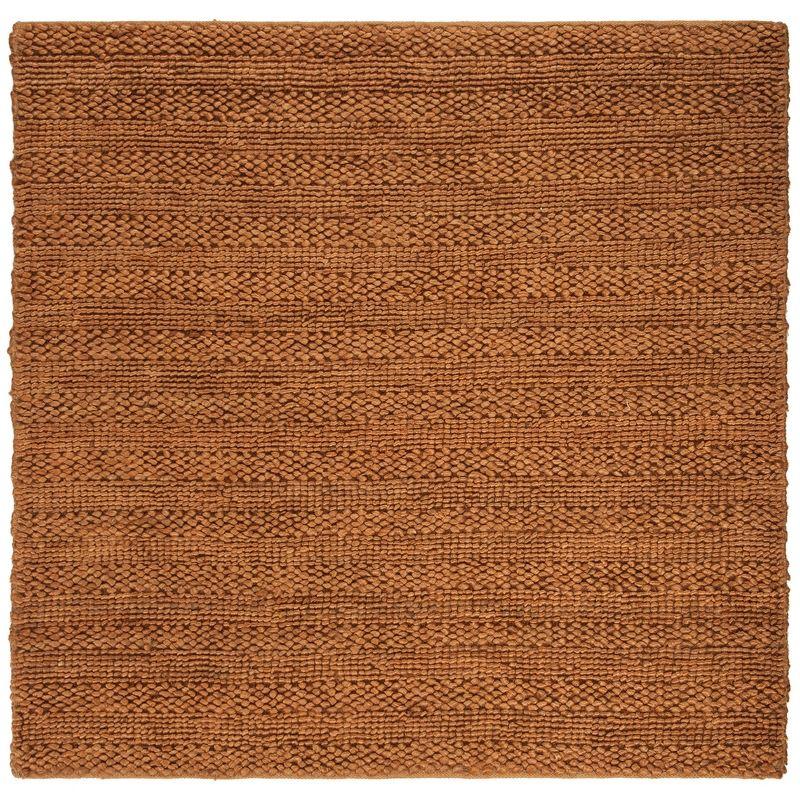 Eco-Smart Striped Handmade Gold Area Rug