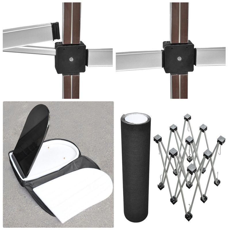 Yescom Portable Pop Up Podium Counter Table Stand Promotion Retail Trade Show Display