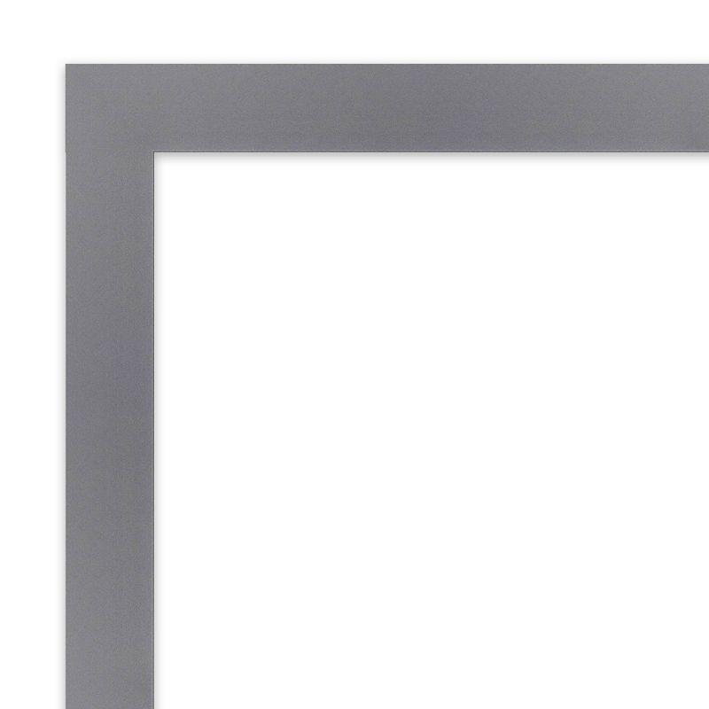 38"x26" Edwin Framed Magnetic Board Gray - Amanti Art