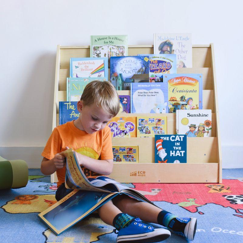 ECR4Kids ECR4Kids Single-Sided Book Display, Classroom Bookshelf