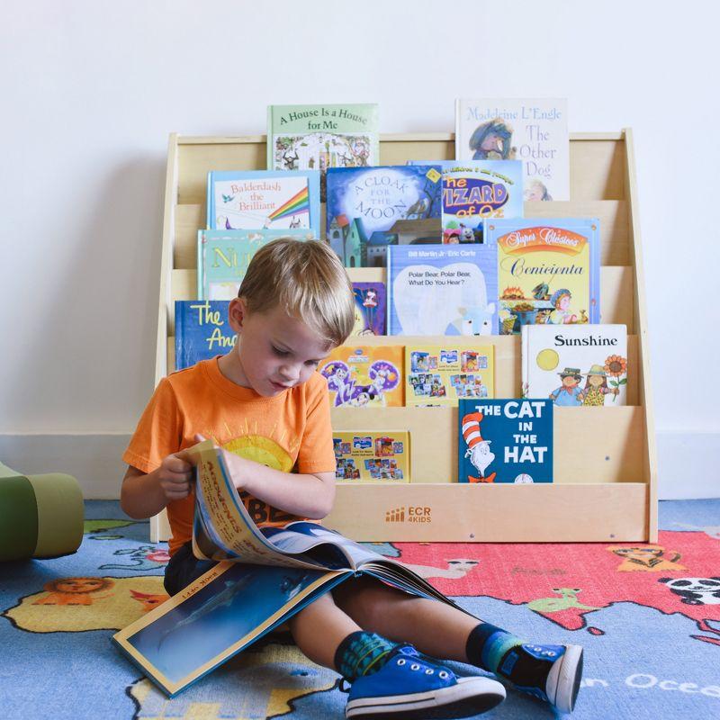 ECR4Kids Single-Sided Book Display, Classroom Bookshelf