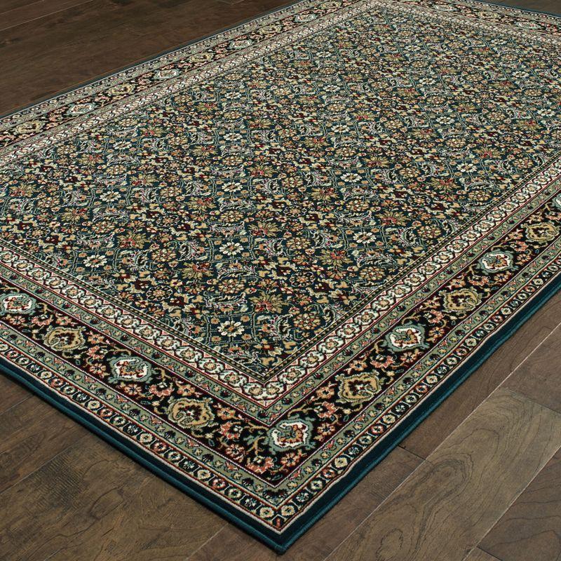 Oriental Weavers Kashan 180L1 Navy / Multi Indoor Area Rug - 7'10" x 10'10"