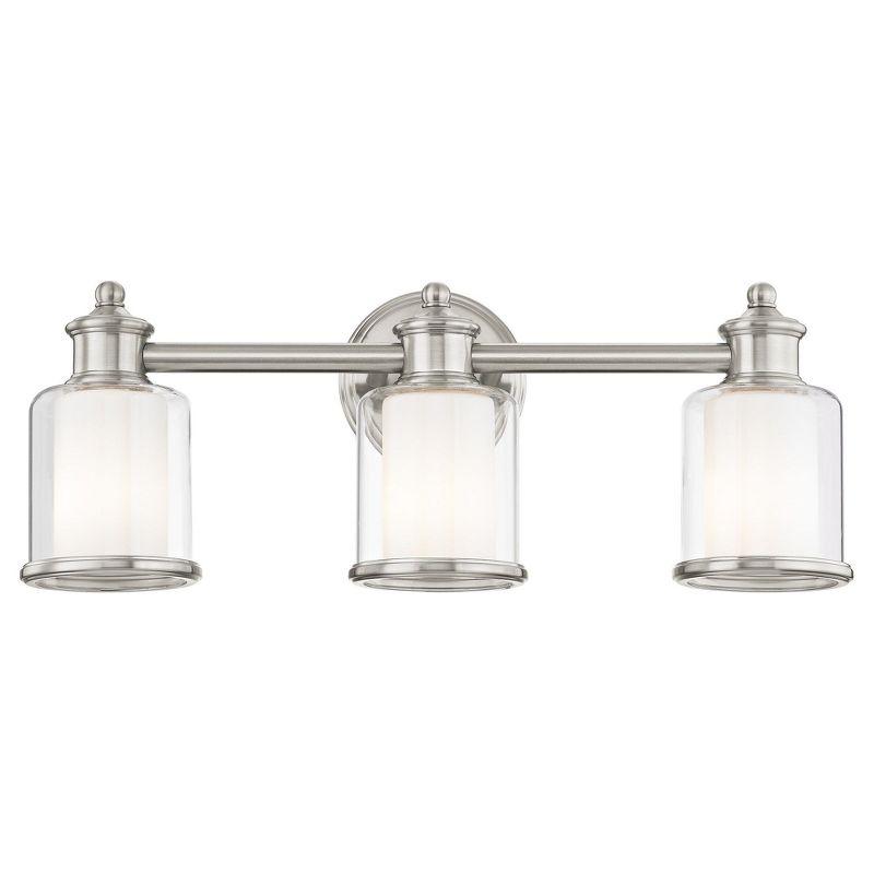 Livex Lighting Middlebush 3 - Light Vanity in  Brushed Nickel