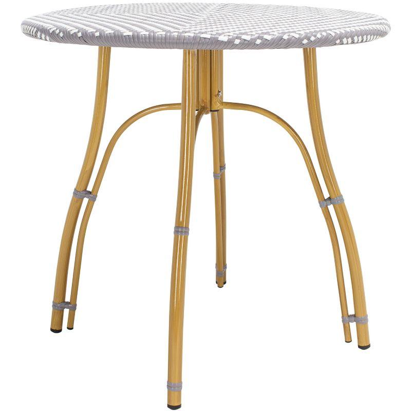 Kylie Rattan Bistro Table  - Safavieh