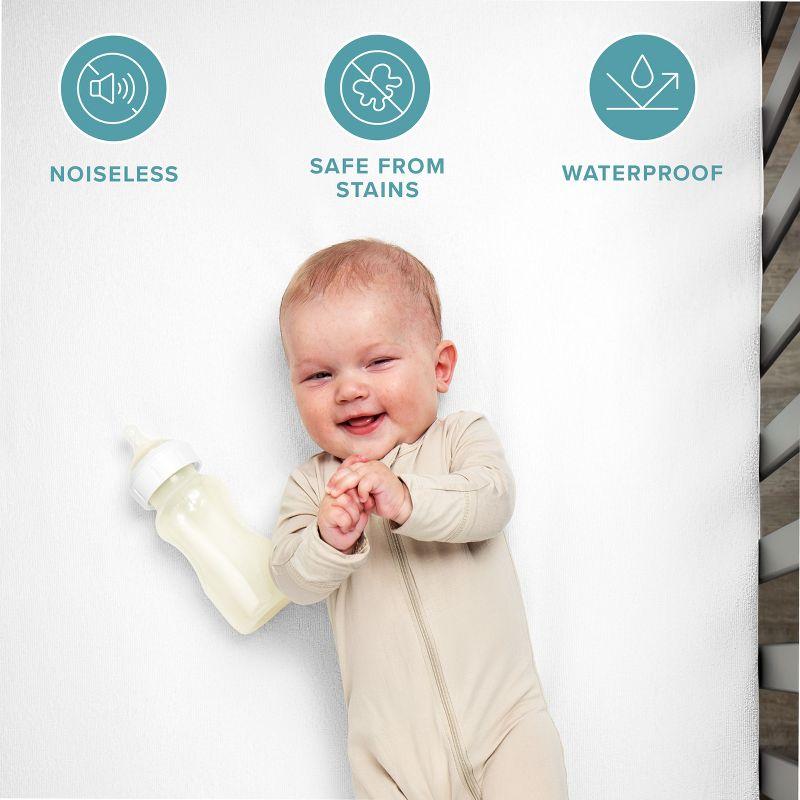 Bare Home Premium Ultra Soft Waterproof Fitted Mattress Protector