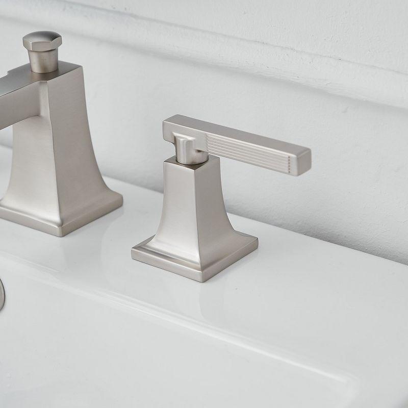 Widespread 2-handle Bathroom Faucet with Drain Assembly