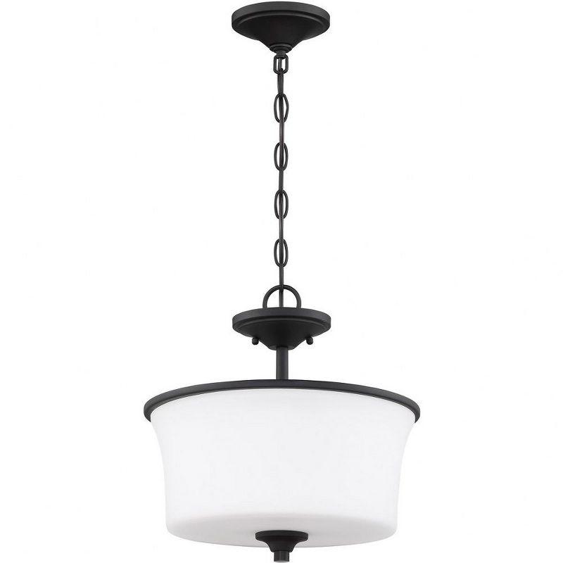 Craftmade Lighting Gwyneth 2 - Light Semi-Flush Mount in  Flat Black