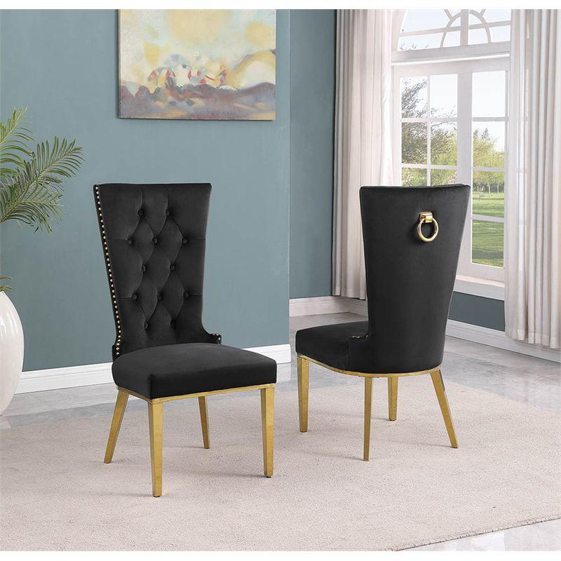 Carnahan Button Tufted Parsons Chair