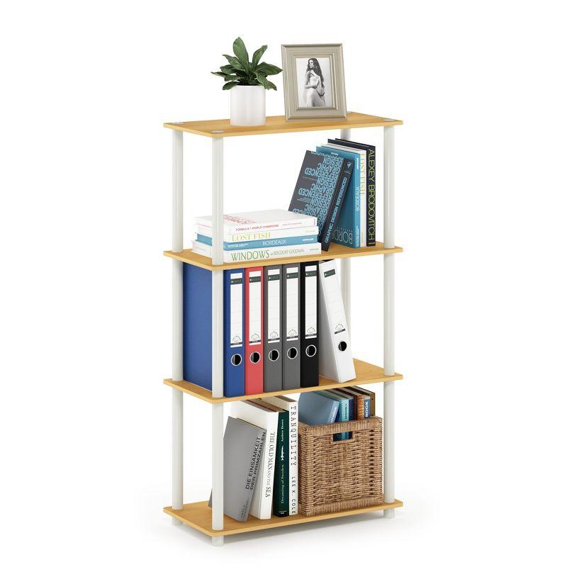 Furinno Turn-N-Tube 4-Tier Multipurpose Shelf Display Rack