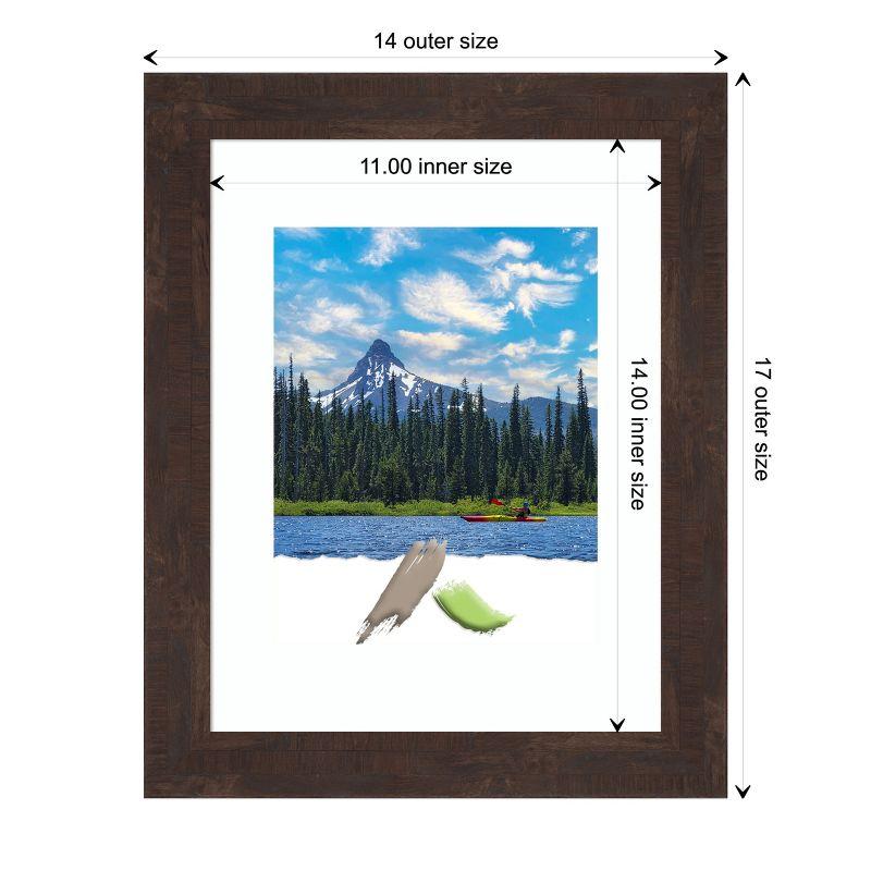 Classic Dark Walnut Wood Wall Picture Frame