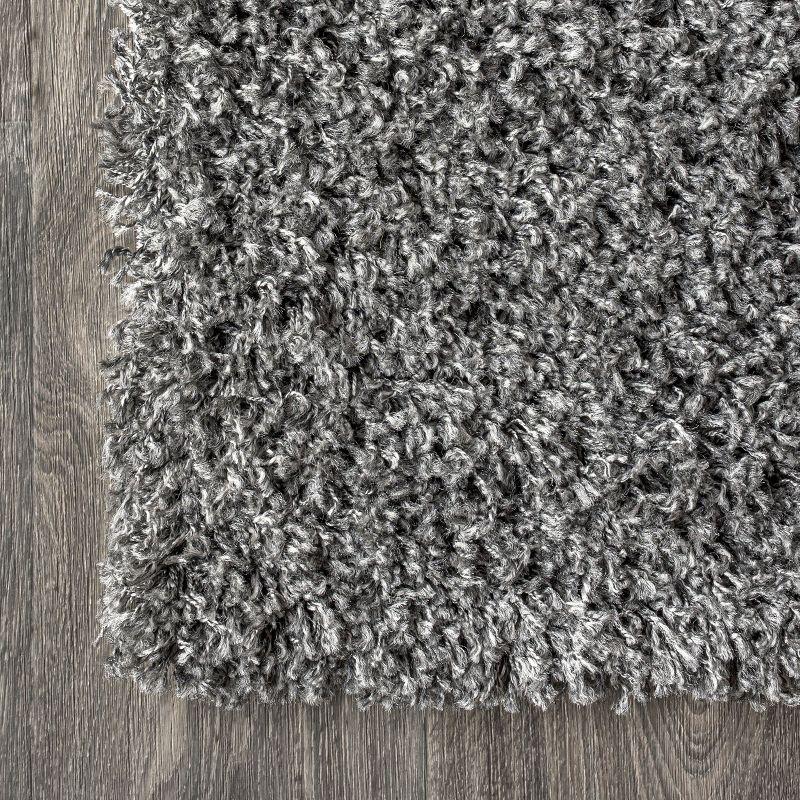 Mercer Shag Plush Tassel Moroccan Diamond Area Rug - JONATHAN Y