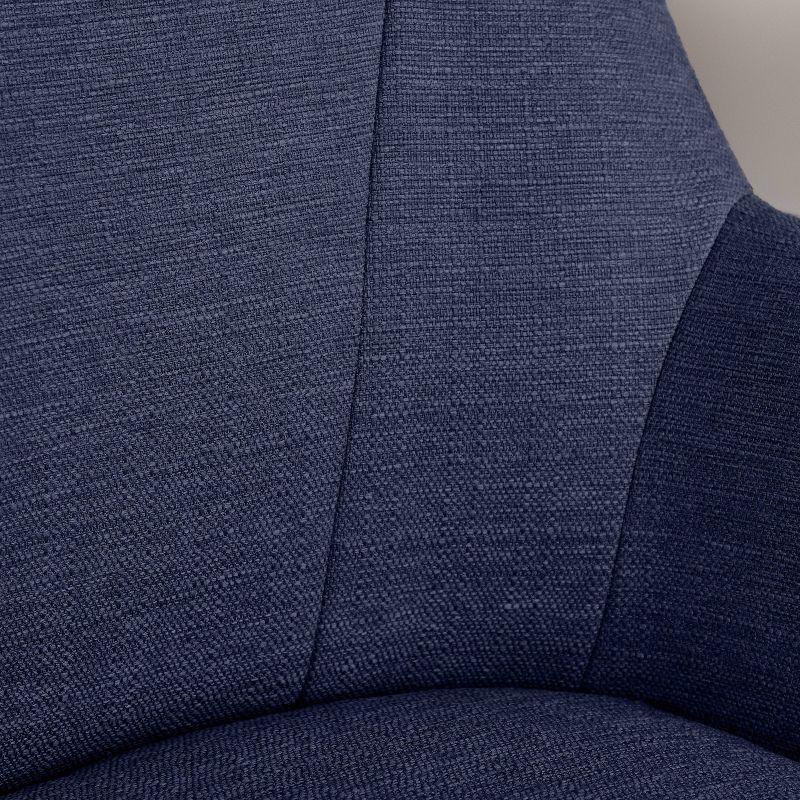 Style Leighton Home Office Chair Sanctuary Blue - Serta: Swivel, Adjustable, Wood Frame, Fixed Arms