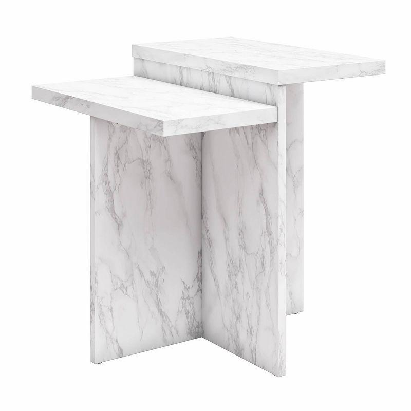 Brielle 24'' Tall Abstract End Table