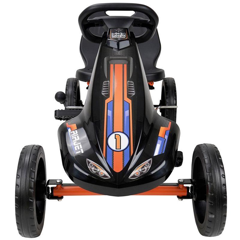 Air Jet Pedal Kids Go Kart, Orange