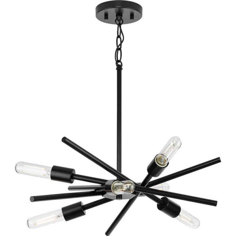Everly Quinn Astra 6 - Light Dimmable Sputnik Sphere Chandelier