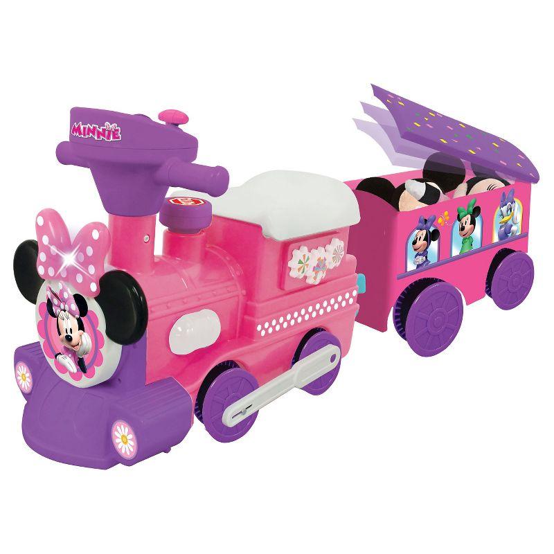 Minnie Mouse Pink and Purple Motorized Ride-On Train